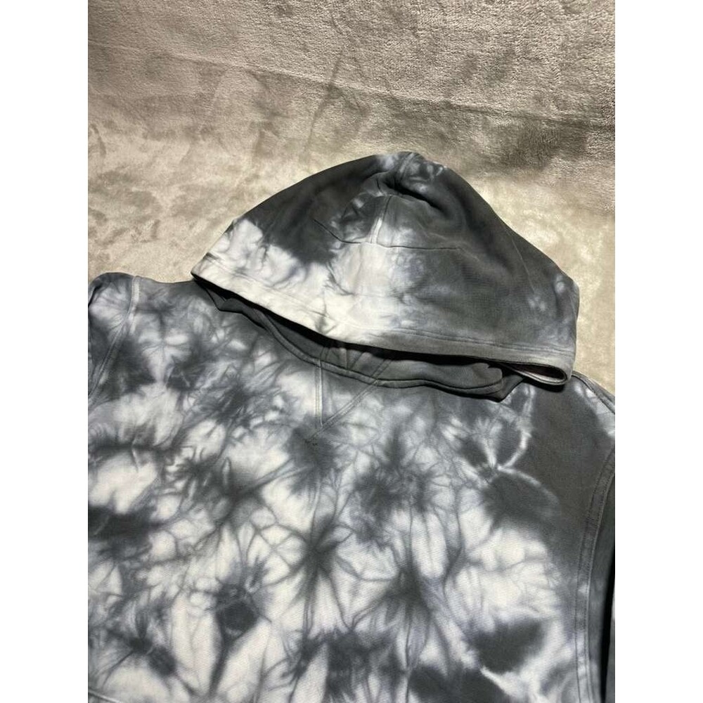 Lululemon All Yours Hoodie Sweatshirt Women Size 6 Tie Dye Black Gray